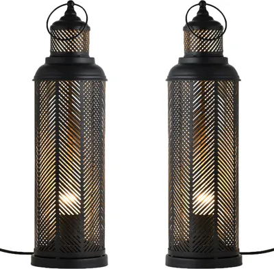 Zdjęcie produktu dla 2 X Lampa stołowa Lampka nocna Lampka biurkowa Estetyczna dekoracyjna