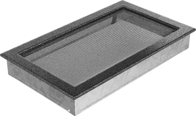 Immagine prodotto di Griglia di ventilazione 22x37 nera e argento