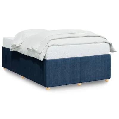 Produktbild von Bettgestell ohne Matratze Blau 120x190 cm Stoff