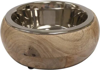 Image de Bol en bois et acier 800 ml