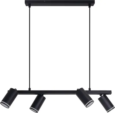 Obrázek produktu pro Reflektor PARIS, černý, 4xGU10x10W, hliník, rozměry: 117 x 60,5 x 16 cm, IP20, Polux