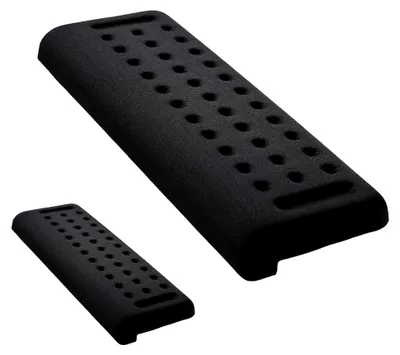 Produktbild von Handballenauflage Tastatur, 2 Stück Memory Foam Handauflage Tastatur Set gegen Schmerzen in Handgelenk und Ellbogen, rutschfeste Tastatur Handauflage für Büro und Zuhause, Ergonomische