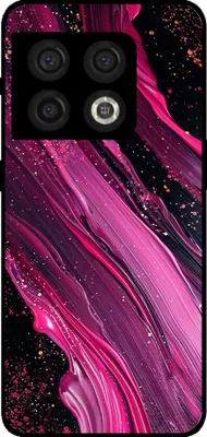 Produktbild von Smartphonica Phone Case Fit für OnePlus 10 Pro mit Marmor-Druck - TPU zurück Abdeckung Fall Marmor-Design - lila rosa