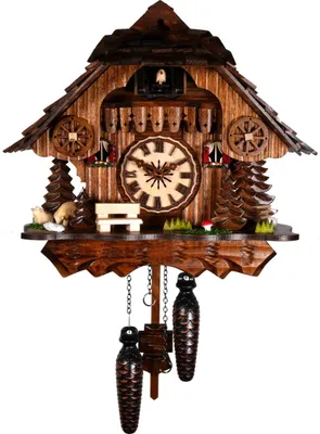 Produktbild von Engstler - 343_Q - Kuckucksuhr - Quarz - Nussbaum - 28 cm