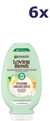Produktbild von 6x Garnier Conditioner Loving Blends - Amandelmelk & Agavesap 250ml
