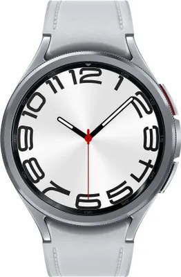 Obrázok produktu pre Samsung Galaxy Watch6 Classic Bluetooth 47 mm Silver Hybrid Eco-Leather Band Silver M/L