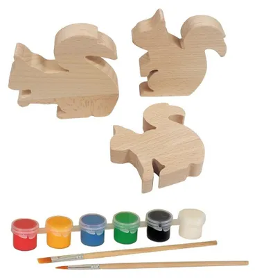 Produktbild von Kreatives Malset 'Eichhörnchenfamilie' von Egmont Toys