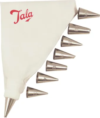 Produktbild von Spritzbeutel mit 8 Tüllen und Tala-Adapter