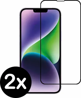 Immagine prodotto di Smartphonica Protezione schermo in vetro temperato Full cover per iPhone 14 Plus in vetro temperato con angoli arrotondati - 2 pezzi