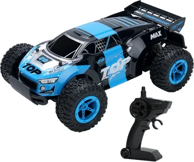 Imagen del producto de Coche de carreras todoterreno YDJ-D887, tracción 4x4, control remoto de 2.4 GHz (azul)