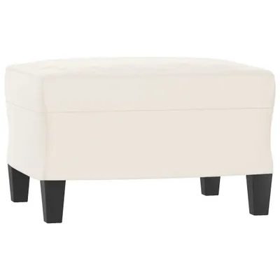 Immagine prodotto di vidaXL Poggiapiedi Beige 60x50x41 cm Tessuto in microfibra