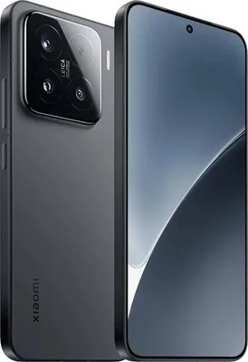 A product shot of a smartphone, showing both the front and back.
