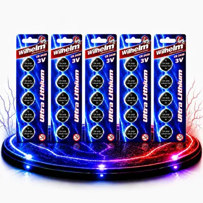 Produktbild von 25 x Wilhelm CR2430 Blister Lithium Knopfzellen