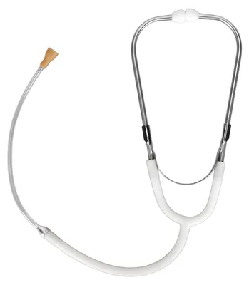 Zdjęcie produktu dla Słuchawka stetoskopowa metalowa Dwusłuchawkowa słuchawka Audiphones Akcesoria słuchowe Białe