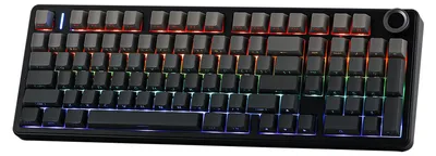 Obrázok produktu pre Mechanická herná klávesnica s 96% rozloženia – výmena spínačov bez pájacieho prístroja – RGB podsvietenie – sivá farba