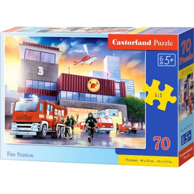 Obrázek produktu pro Castorland B-070121, 70 kusů, Dopravní prostředky, 5 rok/roky