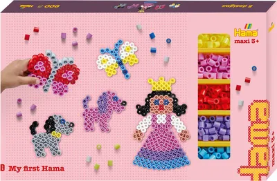 Produktbild von Hama Bügelperlen maxi "Prinzessin & Co" Geschenkpackung
