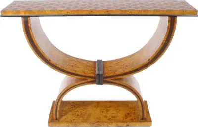 Produktbild von Casa Padrino Art Deco Beistelltisch  120cm x 35cm x H.95cm -  Antik Stil Tisch - Möbel
