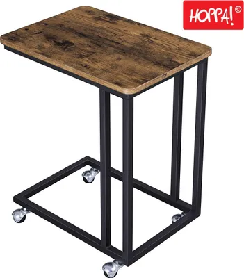 Produktbild von Hoppa! | Mobiler Beistelltisch | Braun | Vintage