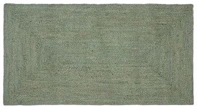 Immagine prodotto di vidaXL Tappeto rettangolare verde oliva 60 x 110 cm in juta