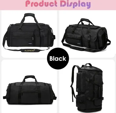 Produktbild von Unyqoos® Sport- & Reisetasche 65 L für Damen & Herren – große Weekender-, Sport- und Schwimmtasche mit Schuhfach, wasserdichtem Nassfach & viel Stauraum