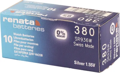 Produktbild von RENATA Silberoxid-Knopfzellen, 0% Quecksilber, 10 Stk., R301-R399