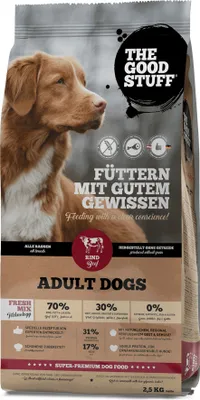 Produktbild von Trockenfutter Hund Rind THE GOODSTUFF | BEEF(Adult) | Getreidefrei SingleProtein 2,5 kg