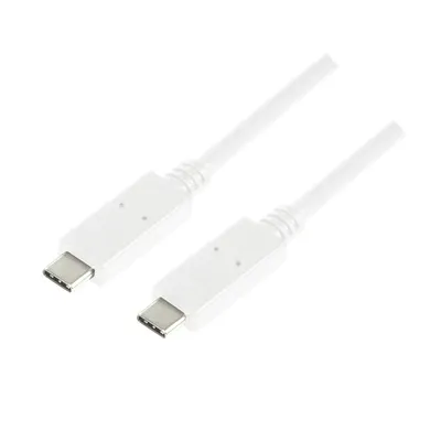Immagine prodotto di Logilink Cavo di collegamento USB 3.1 USB-C Gen2, 0,5 m bianco