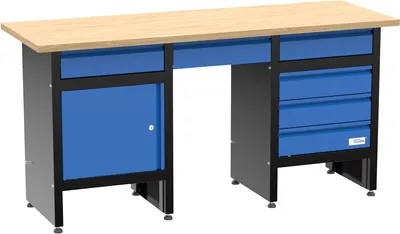 Produktbild von GÜDE Werkstatteinrichtung Werkstattwagen Werkbank Werkzeugschrank GW 6/1 XL
