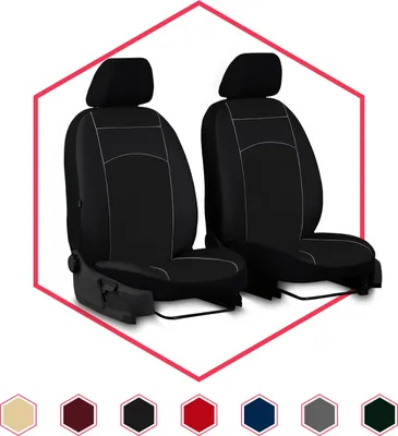 Immagine prodotto di Coprisedili auto Coprisedili universali per Opel Movano I Nero 1+1 BUS