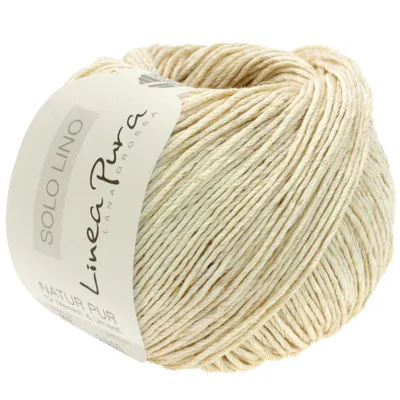 Produktbild von Lana Grossa - Solo Lino 0056 perlweiß
