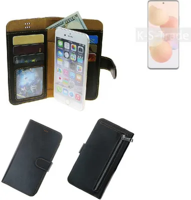 Produktbild von K-S-Trade Schutz Hülle kompatibel mit Xiaomi Civi Klapphülle Case Phone cover Slim Handytasche Handy Hülle schwarz aus Kunstleder (1 Stk)