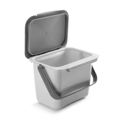 Produktbild von METALTEX 297528000 Bin-Tex Abfallsammler grau mit Deckel / -Box