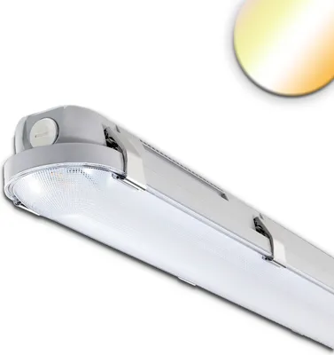 Produktbild von ISOLED 116025 LED Wannenleuchte 150cm mit Notlichtfunktion, IP65, PowerSwitch 35-60W, ColorSwitch 3000|4000|5000K