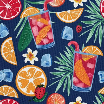 Image de OUTDOOR DECOSTOFFE OXFORD - Motif de cocktail | DX8418