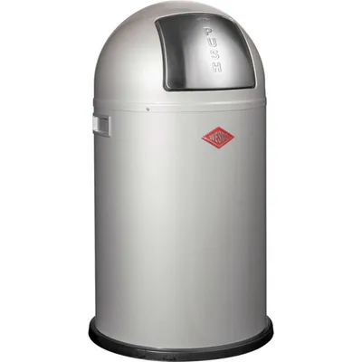 Produktbild von WESCO Abfalleimer, Abfallsammler, Mülleimer, Silber, Pushboy Junior, 22L