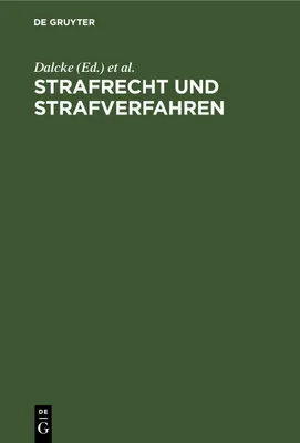 Produktbild von Strafrecht und Strafverfahren