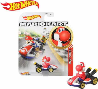 Image de Hot Wheels GPD90 Mario Kart Red Yoshi