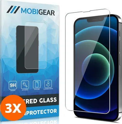 Produktbild von Mobigear iPhone 13 Pro Panzerglas Gehärtetes Glas Displayschutz - Hüllenfreundlich (3er Pack)