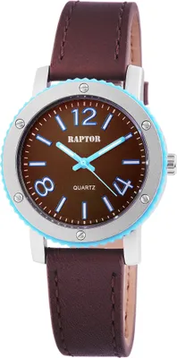 Produktbild von Raptor Damenuhr "Mirja" mit Echtlederarmband
