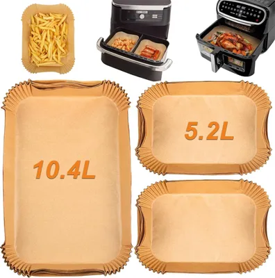 Produktbild von Backpapier für Heißluftfritteuse Ninja AF500EU AF500EUCP, Cecotec 9000
