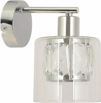 Immagine prodotto di Applique moderna Elmo cromata 1xE14x40W in metallo, dimensioni: 18x18x12 cm, IP20, Reality