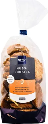 Produktbild von arko Nuss-Cookies, 125g