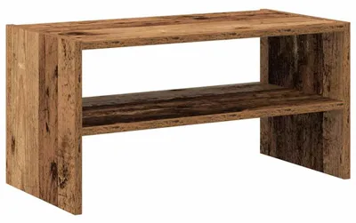 Produktbild von vidaXL Schuhregal Stapelbar Altholz-Optik 60x30x30,5 cm