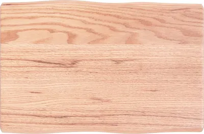 Produktbild von Tischplatte 60x40x(2-4) cm Massivholz Behandelt Baumkante