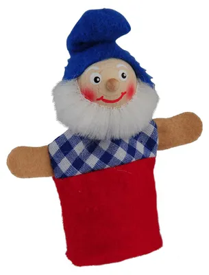 Produktbild von Fingerpuppe  Pumpelchen blau 10cm 40684 Kersa
