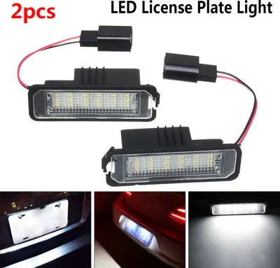 Obrázek produktu pro 2x LED osvětlení registrační značky pro VW pro Golf 4 6 pro Passat B6 Lupo Polo 9N 6R