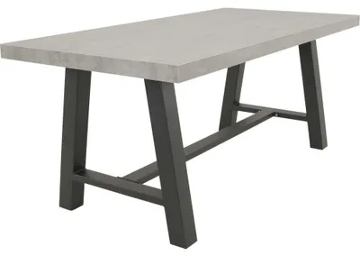 Produktbild von Lesli Living - Gartentisch Fresco - Grau - 180x90x75cm