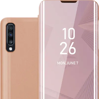 Obrázek produktu pro Cadorabo Pouzdro na mobilní telefon pro Samsung Galaxy A70 / A70s v růžovém krytu Zadní kryt Ochranné pouzdro typu kniha Pouzdro typu kniha