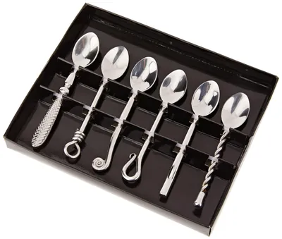 Mokkalöffel 6er-Set, Edelstahl, 20,5 cm, spülmaschinengeeignet